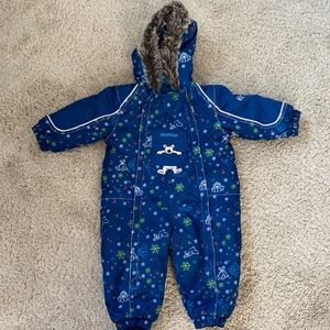 Oshkosh One Piece Snow Suit. 18 Months